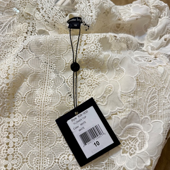 New With Tags True Nanette Lepore Lace Top - Picture 5 of 8